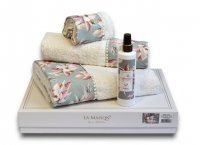 Подарочный набор полотенец La Maison с парфюмом - Estel (Turkey), 3 штуки